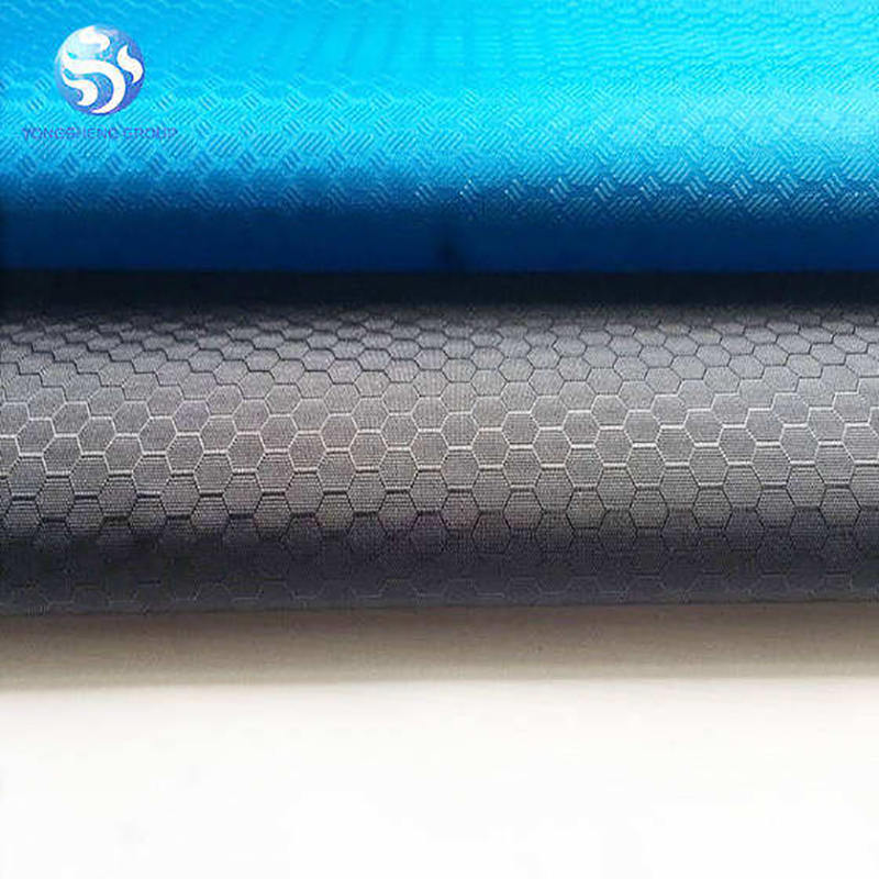 600D Waterproof Polyester Diamond Pattern Pvc Coated Fabric For Luggage Backpack And Tool Bag
