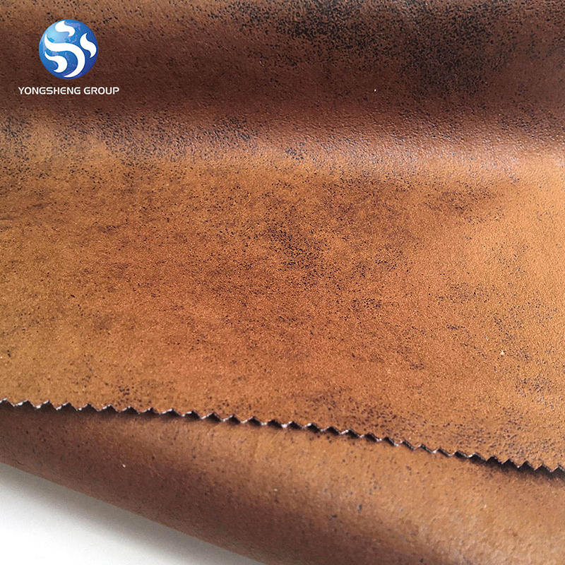 100% Polyester suede upholstery fabric bronzed for sofa shoes dress and car seat