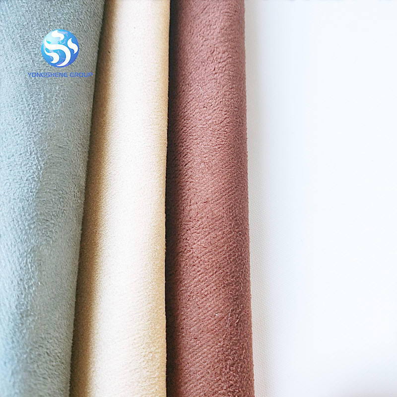 100% polyester woven suede fabric textile for sofa car seat cover