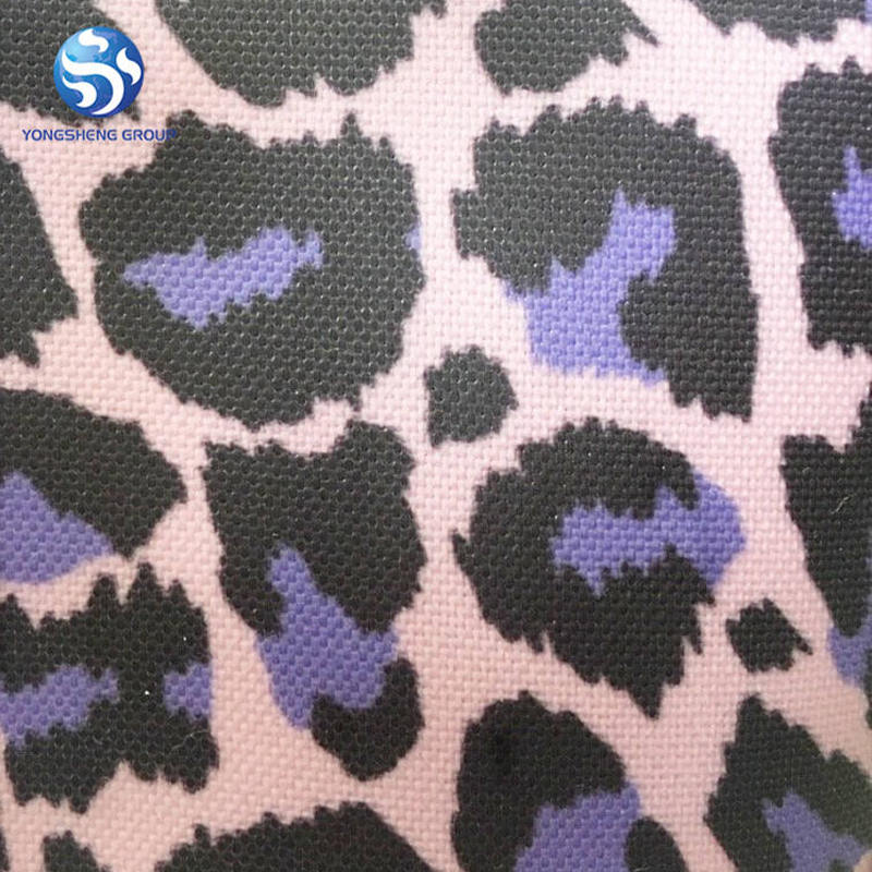 100% polyester Jaguar Printing with PVC coated Oxford fabric for cycling bag or tactical bag